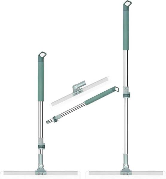 QERINKLE 180 Degree Rotating Heavy Duty Magic Broom Floor Wiper Squeegee for Cleaning Silicone Wet and Dry Broom