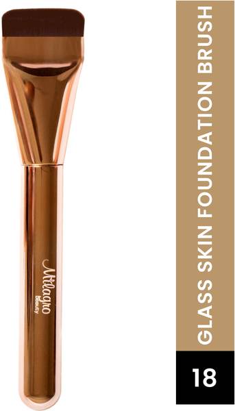 Milagro Beauty Premium Glass Skin Foundation Flat Spatula Brush for Blending Liquid Makeup