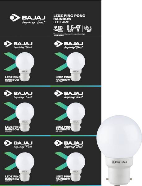 BAJAJ 0.5 W Basic Standard B22 Decorative Bulb