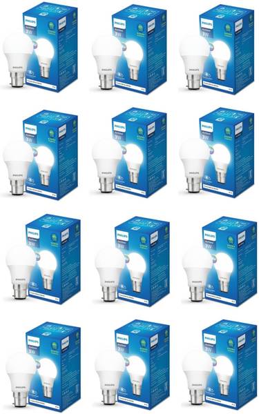 PHILIPS 3 W Round B22 LED Bulb