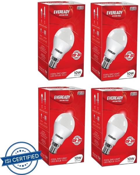 EVEREADY 10 W Standard B22 LED Bulb