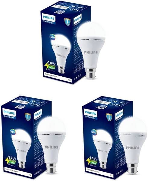 PHILIPS 14 W Inverter Round B22 Inverter Bulb