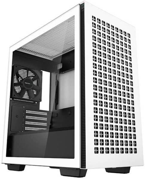 Deepcool CH370 Gaming/Computer Case Pre-Installed 1 x 120mm Rear Fan, R-CH370-WHNAM1-G-1, Mid Tower Cabinet