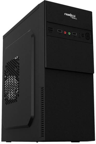 Frontech WALL Silver Range Computer Case | 2 x USB 2.0 | Front Audio Mid Tower FT-4267 Cabinet