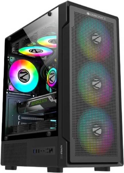 ZEBRONICS STEALTH MID TOWER Cabinet