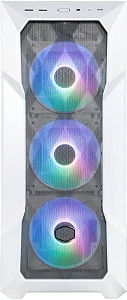 COOLER MASTER TD500 Mesh V2 Computer Case - White | ARGB & PWM Hub Included Mid Tower Cabinet