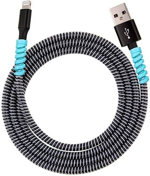 micorobts COMBO SPIRAL ND RING 2PSC FOR COMPLETE CABLE PROTECTION METALIC UPGRADED QUALITY Cable Protector