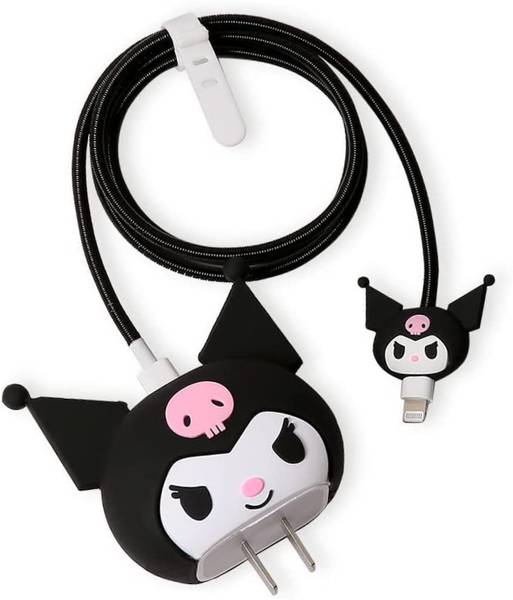 RidivishN Charger Cover for iPhone 18W-20W Charger, 3D Cartoon Design Karumi Spiral Cover Cable Protector