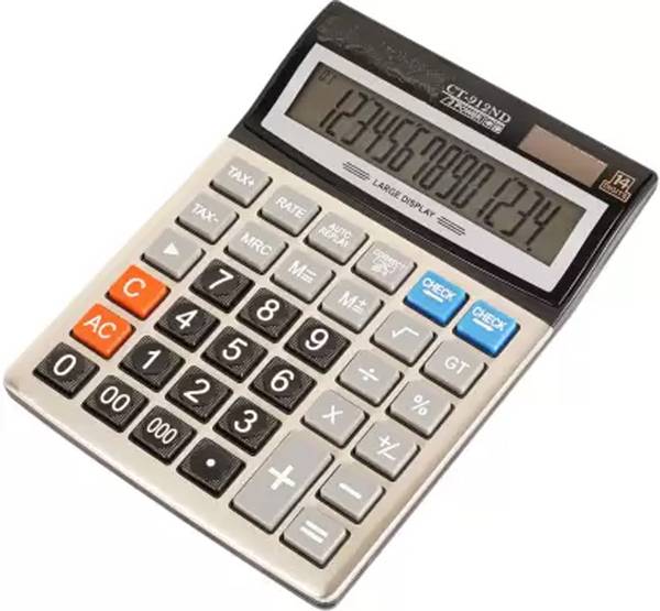 CLTLLZENdual Premium Quality Portable Stylish Electronic Basic & Financial Calculator Electronic Fair & Fast Calculator Basic Calculator