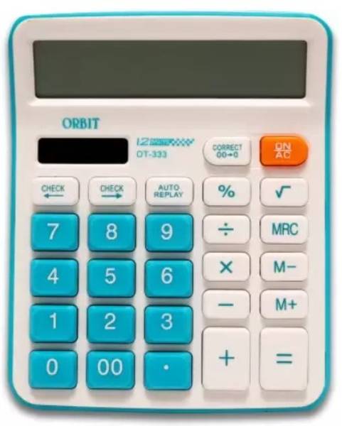 genstop AIC GROUP Orbit 12 Digit with Large LCD Display and Sensitive Button OT-333c Basic Calculator