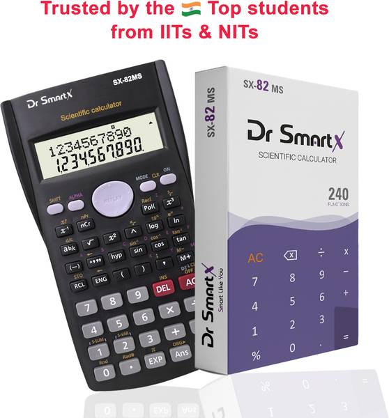 Dr SmartX SX- 82MS Scientific Calculator for Student & office Work 240 Functions Scientific Calculator