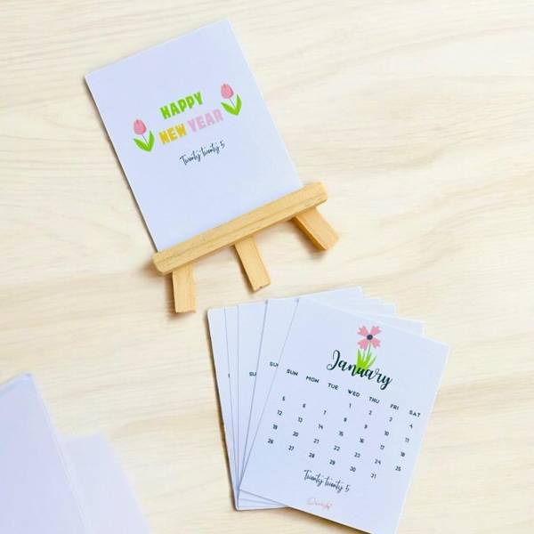 PURESTORY PS000661 2025 Table Calendar