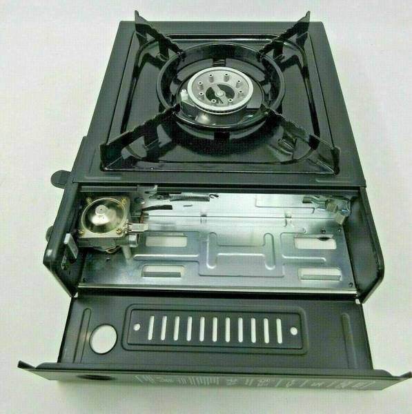 Voltegic Portable Picnic Gas Stove for Mountaineering and Outing Camping stove Stainless Steel Automatic Butane Gas Stove