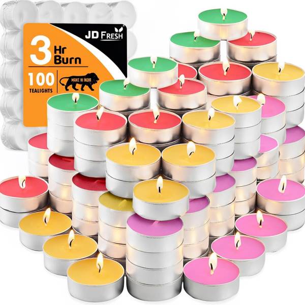 Nature Sky 50 Pieces Tealight Candles for Diwali festival/Diwali Decoration/Home/Weddings Candle