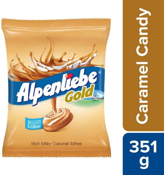 Alpenliebe Gold Caramel Candy Toffee