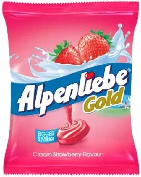 Alpenliebe Gold Cream Strawberry Candy