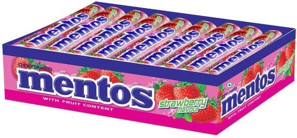 Mentos Chewy Strawberry Toffee