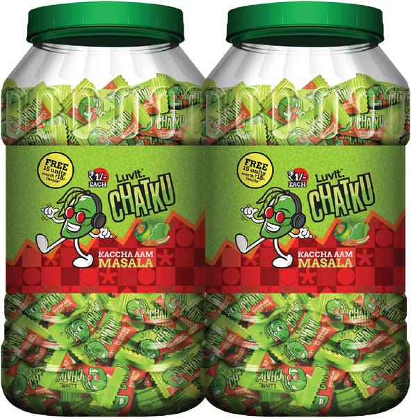 LuvIt Crazy Chatku Kaccha Aam Masala | Tangy Delight | Bursting Flavour | Raw Mango Candy