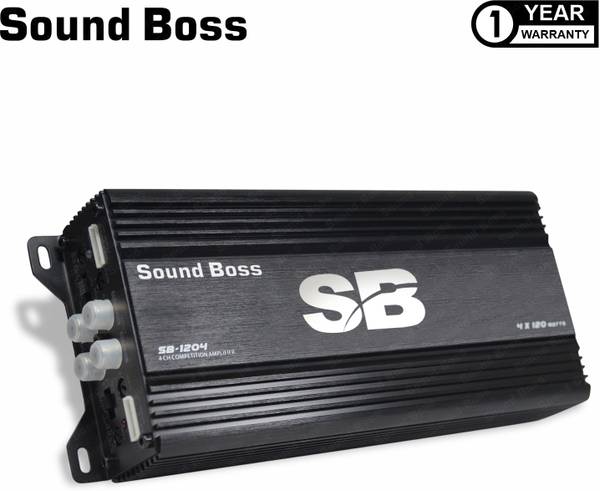 Sound Boss SB-1204 QUANTUM SERIES 4X120W MAX 4.CHANNEL POWER Multi Class D Car Amplifier
