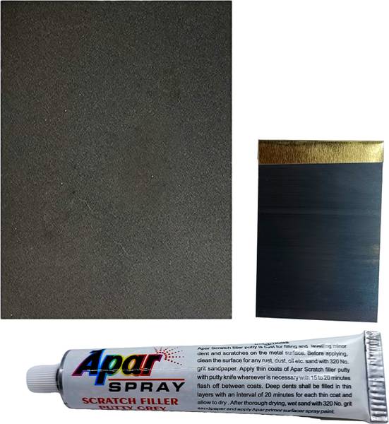 apar Scratch Filler Putty Tube Grey (50 gms),1 Putty Knife Car Body Filler Putty
