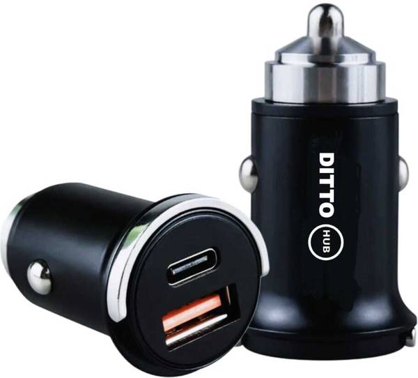 Ditto Hub 25 W Turbo Car Charger