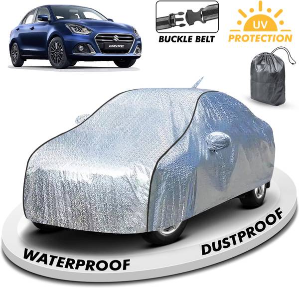 FABTEC Car Cover For Maruti Suzuki Dzire (With Mirror Pockets)