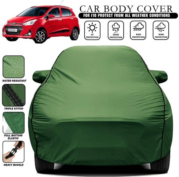 HILLSTAR Car Cover For Hyundai i10, Grand i10, Grand i10 Era, Grand i10 Nios, Grand i10 Magna (With Mirror Pockets)