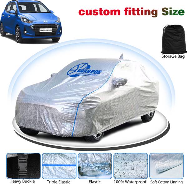 GARREGE Car Cover For Hyundai Grand i10 Nios (With Mirror Pockets)
