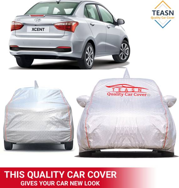 TEASN Car Cover For Hyundai Xcent (With Mirror Pockets)