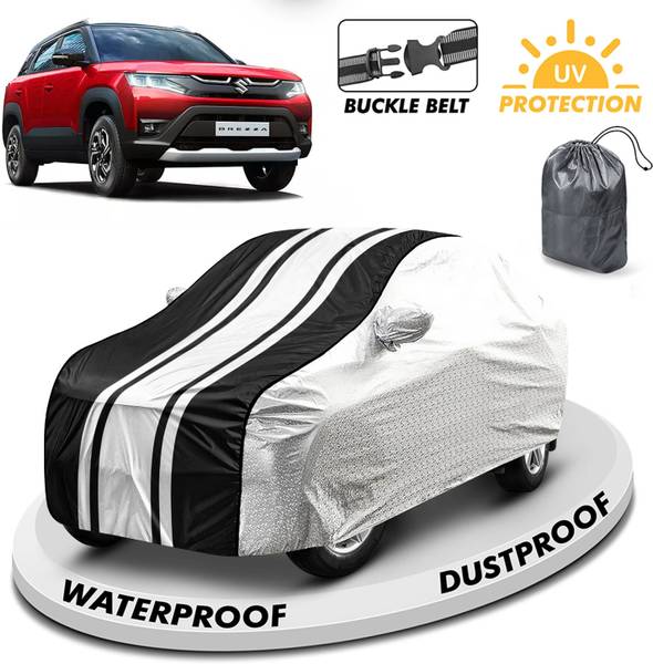 FABTEC Car Cover For Maruti Suzuki Brezza (With Mirror Pockets)