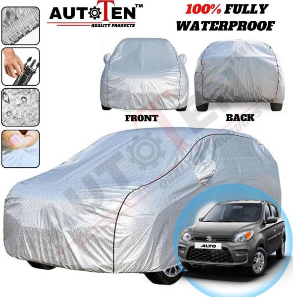 AutoTen Car Cover For Maruti Suzuki Alto 800, Alto 800 LX, Alto 800 STD, Alto (With Mirror Pockets)