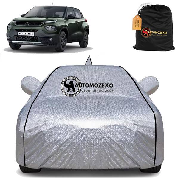 AUTOMOZEXO Car Cover For Tata Punch (With Mirror Pockets)