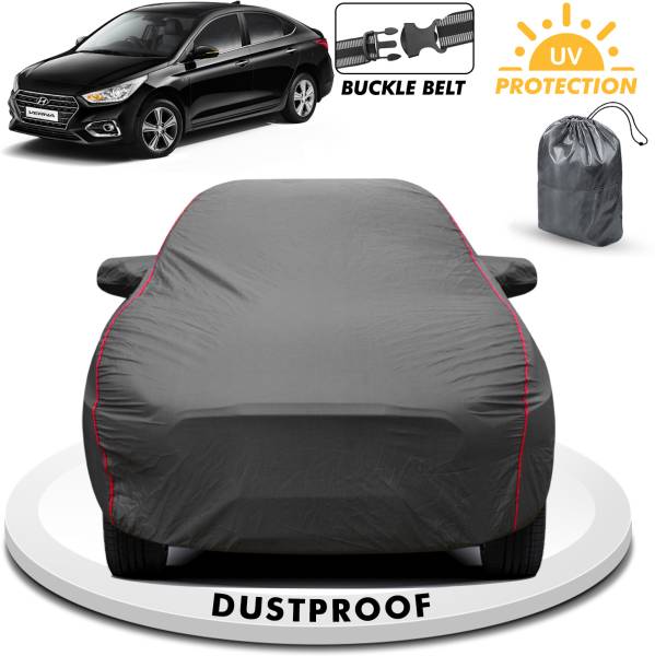 FABTEC Car Cover For Hyundai Verna (With Mirror Pockets)