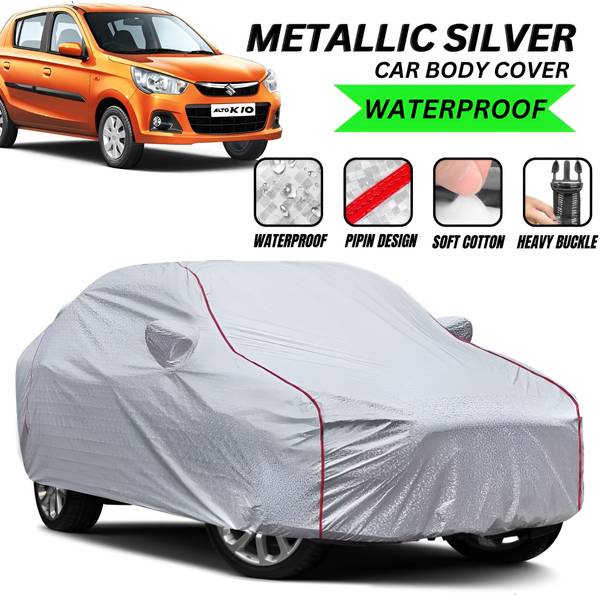 Slamio Car Cover For Maruti Suzuki Alto K10, Alto K10 LX, Alto 800 VXI, Alto K10 LXI CNG (With Mirror Pockets)