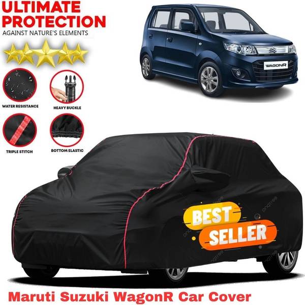 AYSHU Car Cover For Maruti Suzuki WagonR, WagonR Electric Vehicle, WagonR Stingray, Wagon R VXI Petrol, Wagon R 1.0, Wagon R CNG LXI, Universal For Ca...