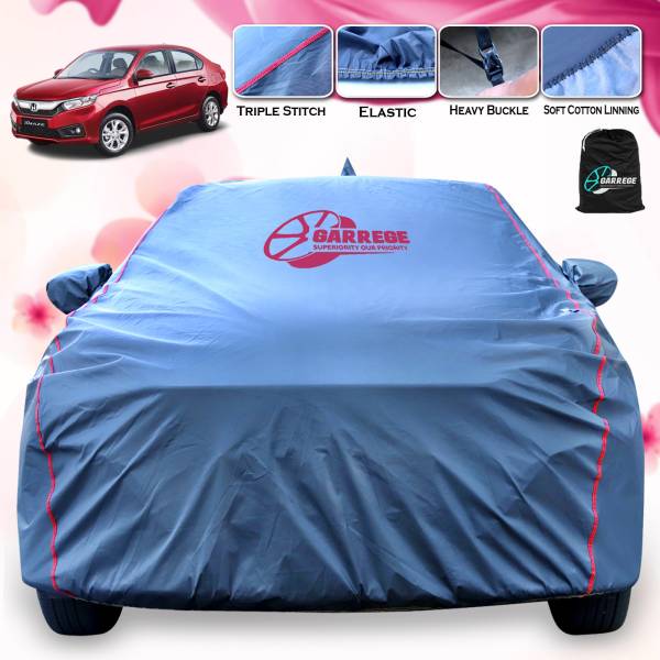 GARREGE Car Cover For Honda Amaze, Amaze LX, Amaze S Petrol (With Mirror Pockets)