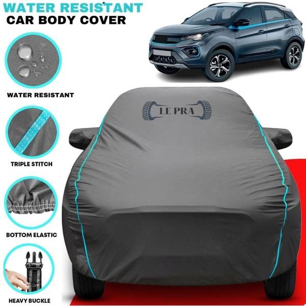 LE PRA Car Cover For Tata Nexon EV, Nexon EV XM, Nexon EV XZ Plus, Nexon EV XZ Plus LUX (With Mirror Pockets)