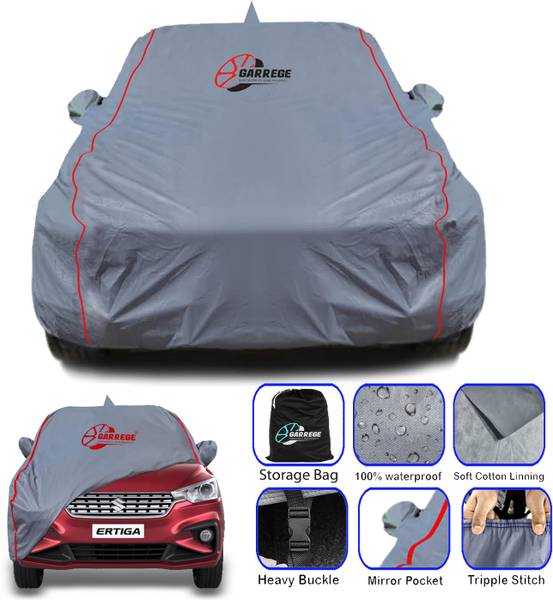 GARREGE Car Cover For Maruti Suzuki Ertiga, Ertiga VXI AT Petrol, Ertiga EX (With Mirror Pockets)