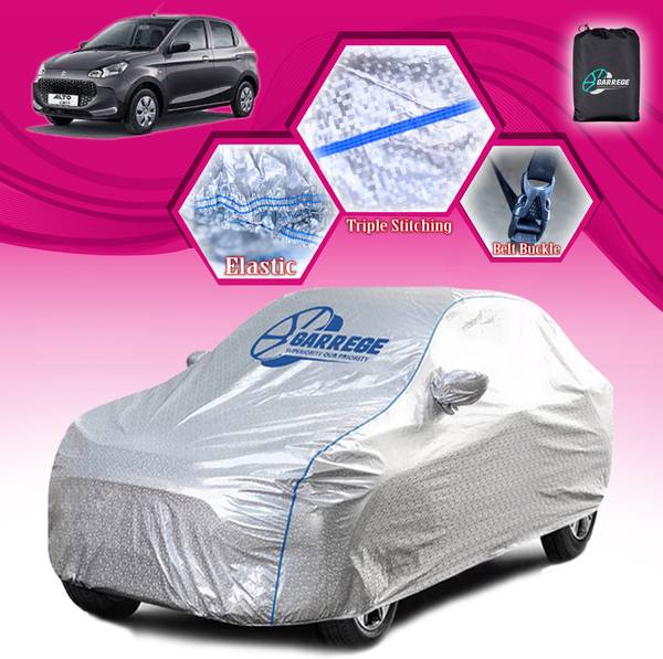 GARREGE Car Cover For Maruti Suzuki Alto K10 (With Mirror Pockets)