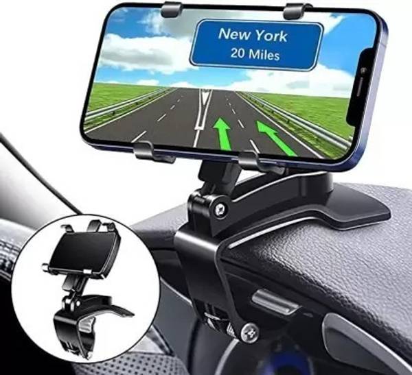 YOYOTRADERS Car Mobile Holder for Dashboard, Clip, Steering