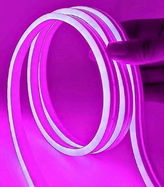 Steko (2 Meter) DC 12 Volt 20W Purple Cuttable LED Neon Flexible Light Car Decorative Car Fancy Lights