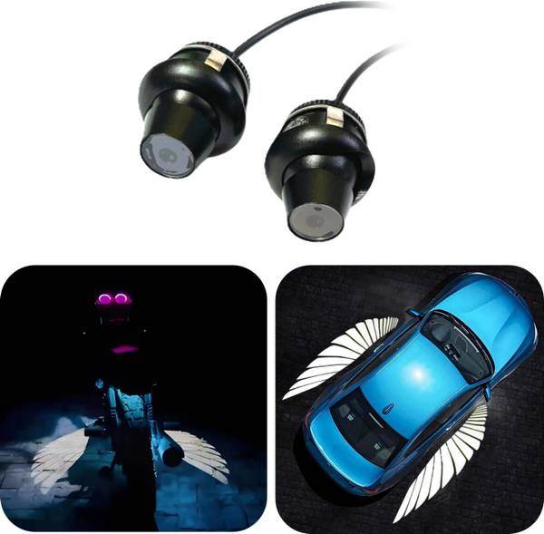 AutoPowerz Angel Wings LED Projector Spotlight Lamp Car Fancy Lights