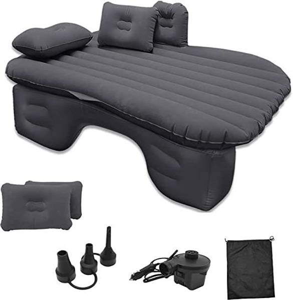 AUTOSITE 5 In 1 Air Sofa Multipurpose Matress Airbed Overnighter With Pump For Outdoor Car Inflatable Bed Travel with 2 Air Pillows 2 Storage Bags Air...