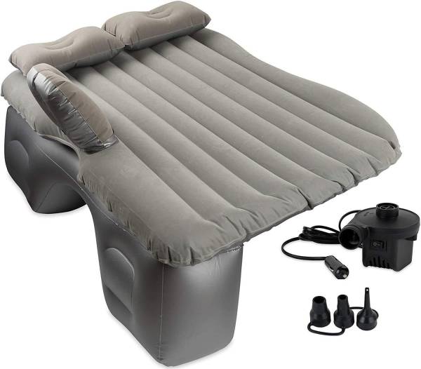 SUNDERLOOK Inflatable Car Bed Mattress Sofa with Two Air Pillows, Air Pump & Repair Kit inflatable Car Bed Car Inflatable Bed