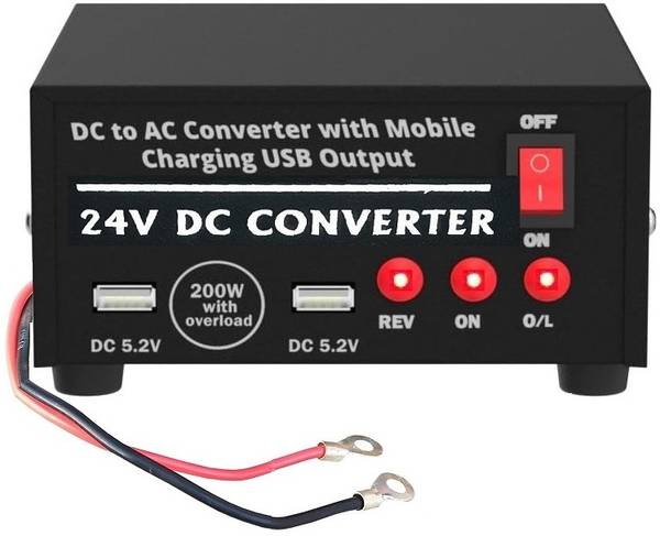 BALRAMA 24V DC to 220V AC Converter 24 Volt DC to AC Converter Power Charger Solar Smps Electronic Components Electronic Hobby Kit