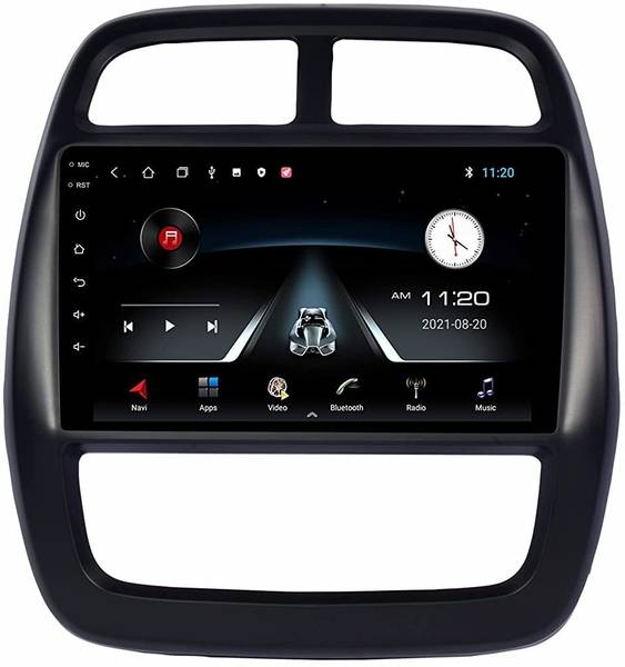 Modorwy 9 Inch Android System for Renault Old Kwid 2GB/32GB,HD Car Camera,Frame & Socket Car Stereo