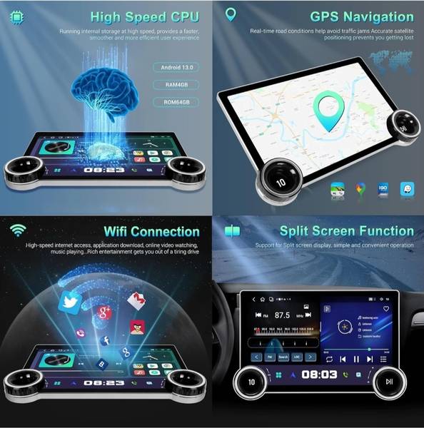 fashioncentral Car Android Stereo Music System Player (4GB + 32GB) Car