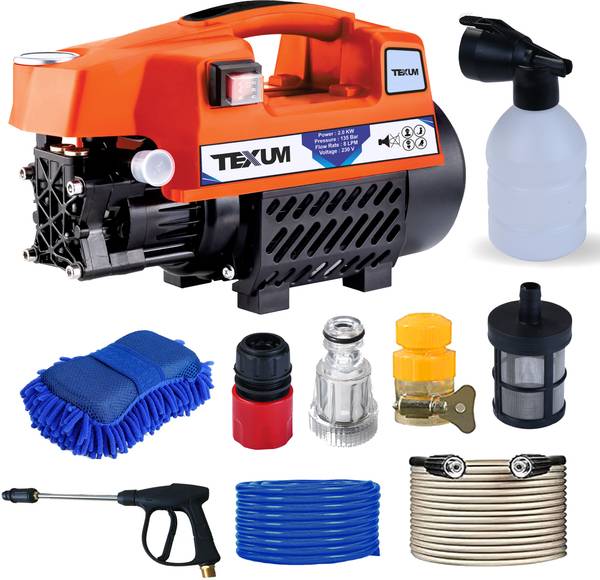 Texum TX-25 High 2000 Watts, 135 Bars, 8 Meters Outlet Hose Pressure Washer