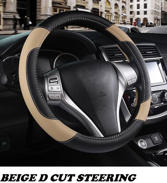 Edylinn Hand Stiched Steering Cover For Universal For Car NA