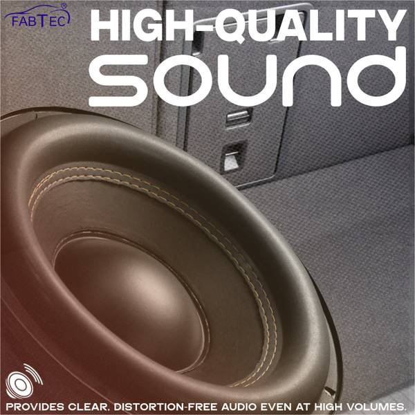 FABTEC 12 Inch Car Subwoofer 400W RMS, 4-ohms with 1600W Peak Power 4 Layer Copper Coil For Car 90DB Bass Audio (63x114 MM Double Magnet) Car Audio Sy...